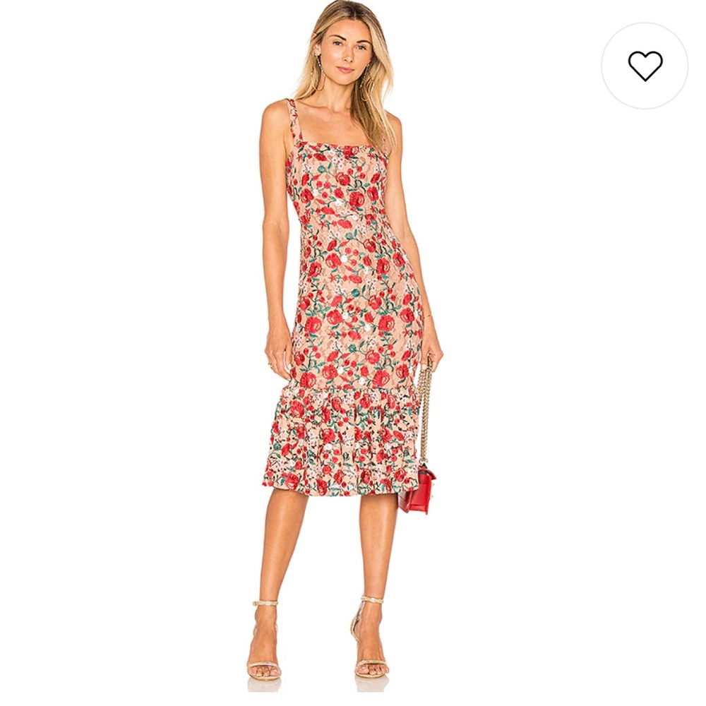 Lovers + friends midi dress